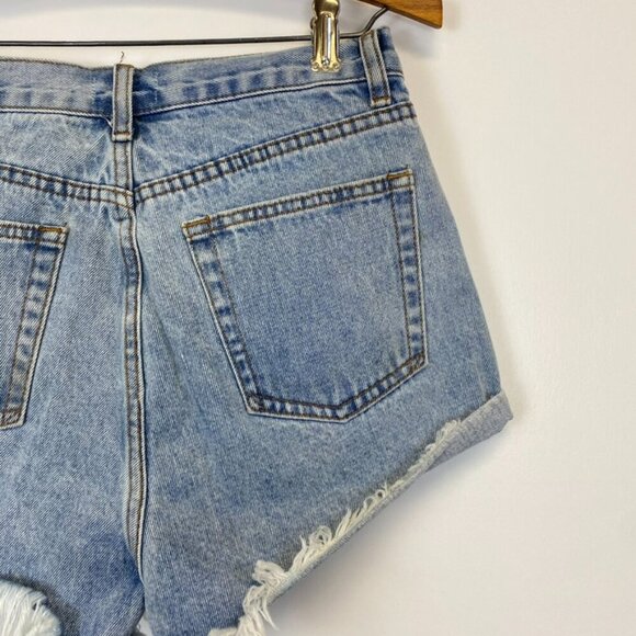 Superdown Distressed Jean Shorts - Picture 8 of 11
